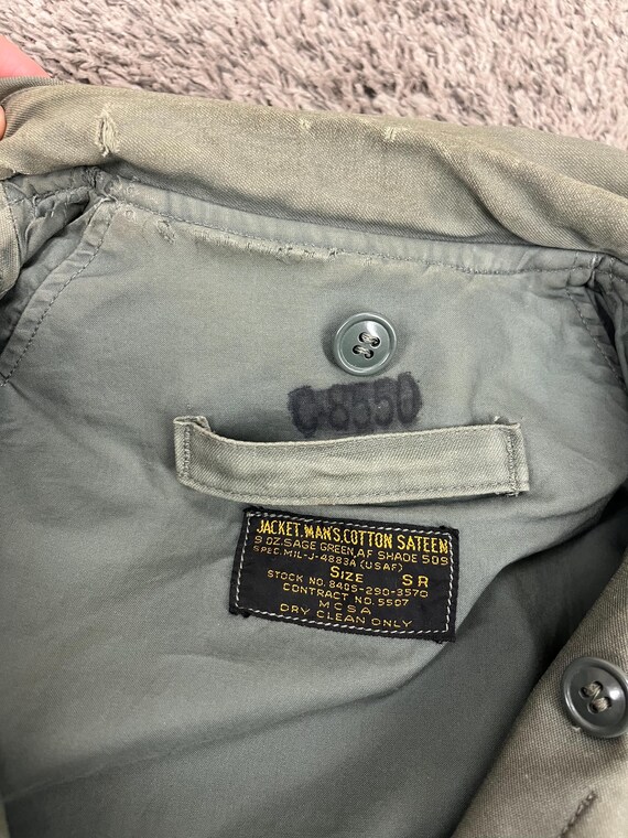 Vintage 50s/60s USAF Air Force Field Jacket Small Military