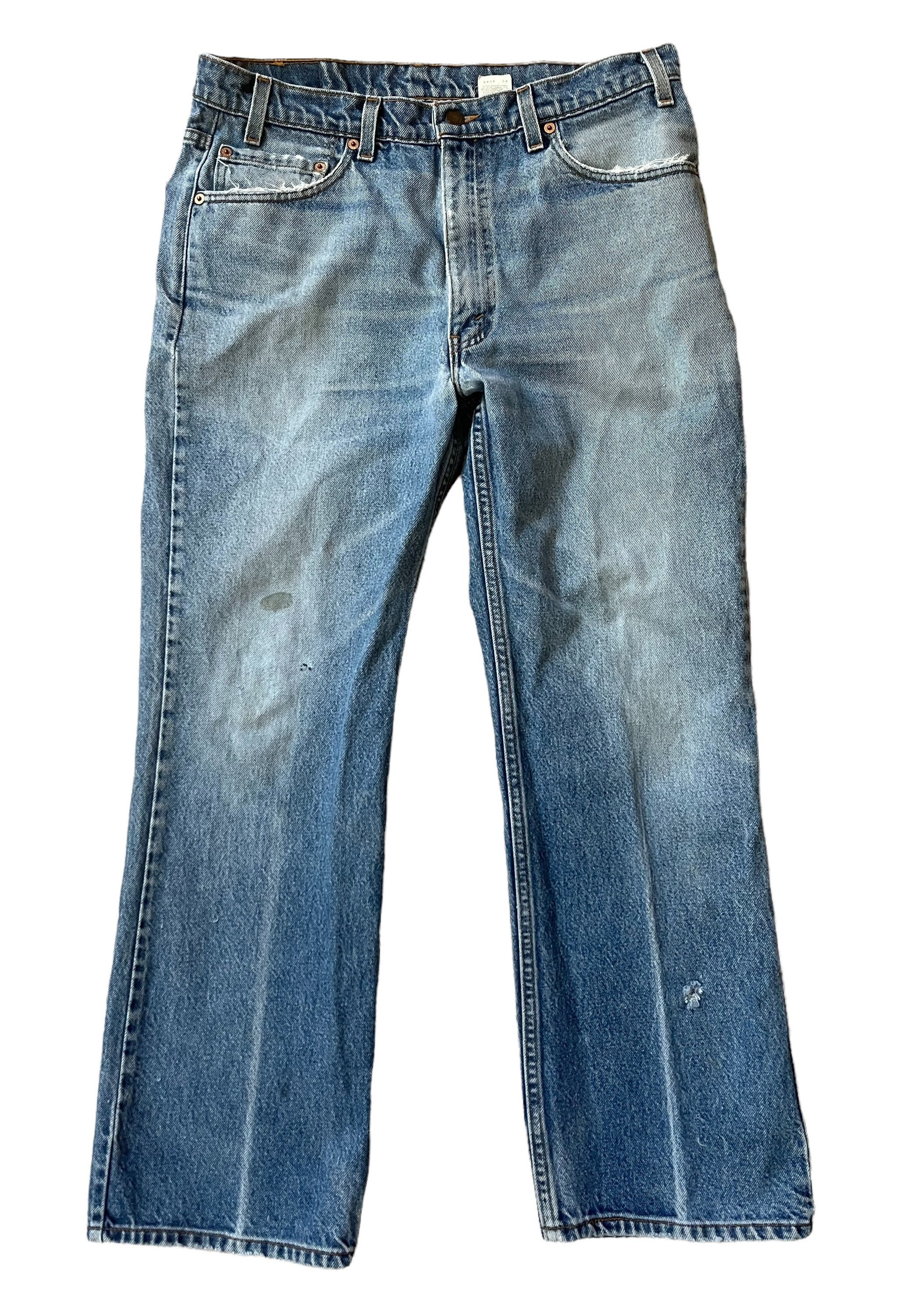 Vintage 90's Levi's 517 Blue Denim Bootcut Jeans 34x29 - Etsy