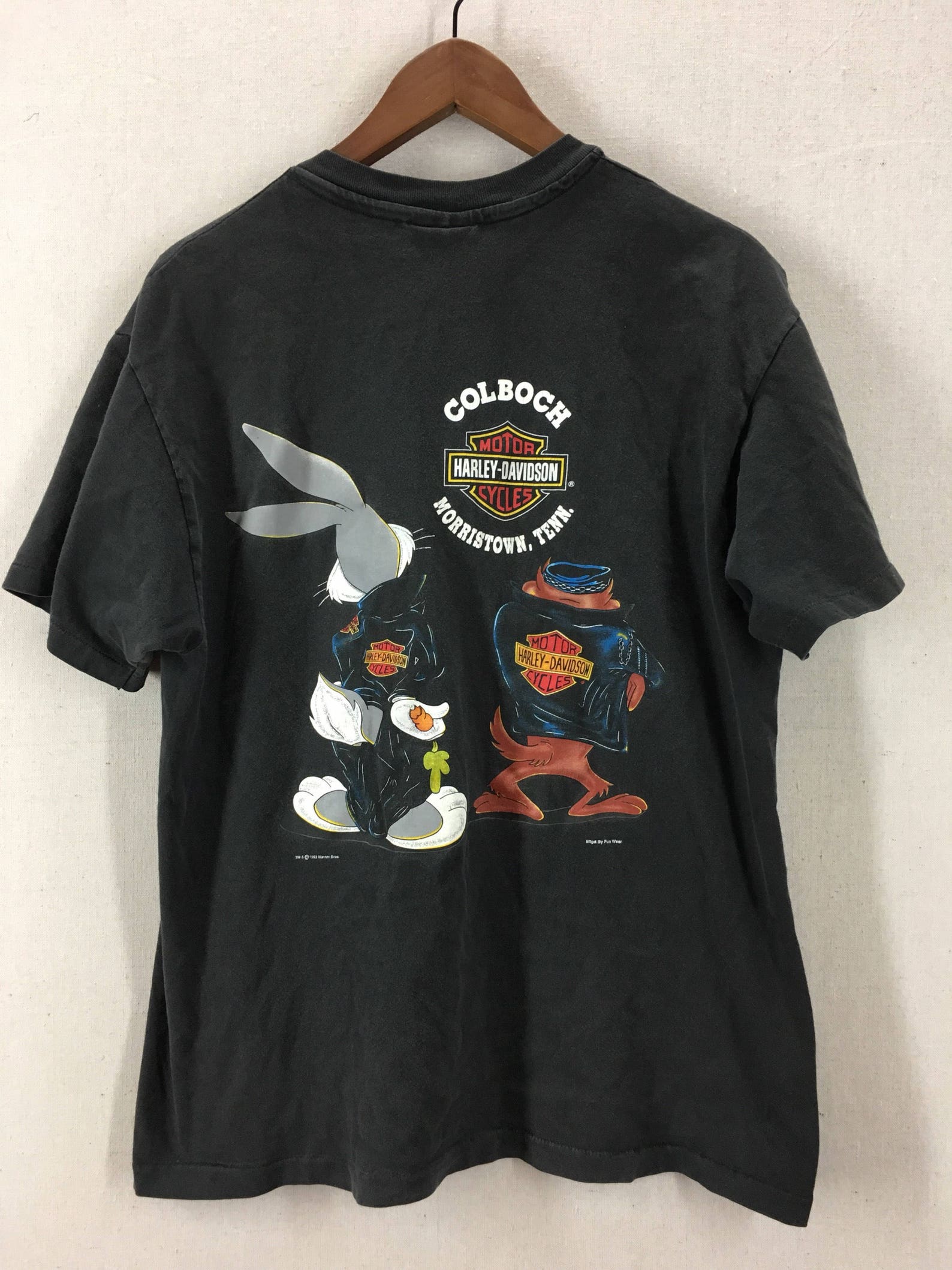 harley davidson bugs bunny shirt