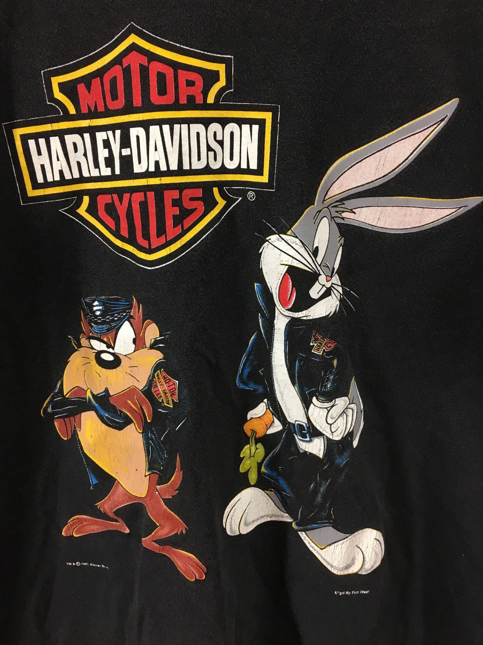 harley davidson bugs bunny shirt