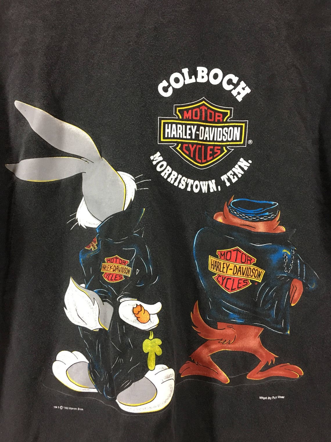 harley davidson bugs bunny shirt