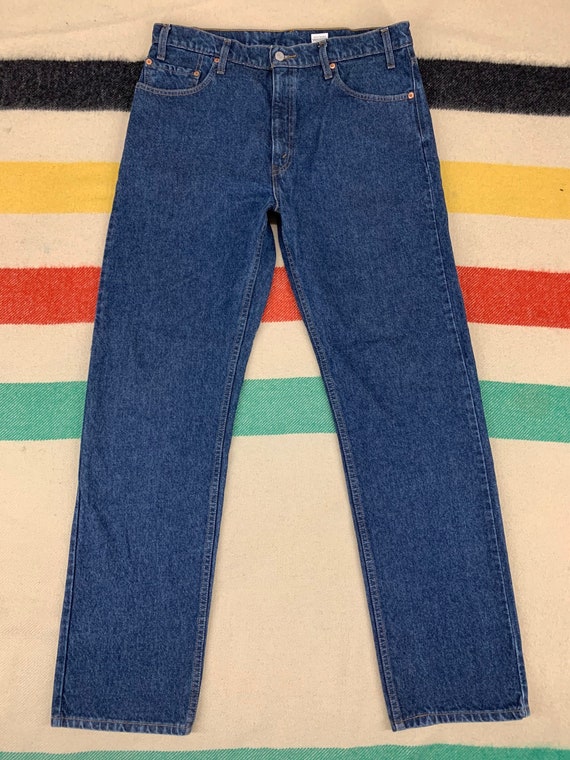 Vintage 90s Levis 505 Dark Denim Jeans 