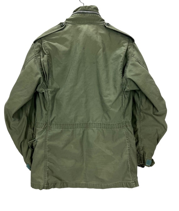 Veste militaire US M65 vert olive vintage des ann es 60 petite