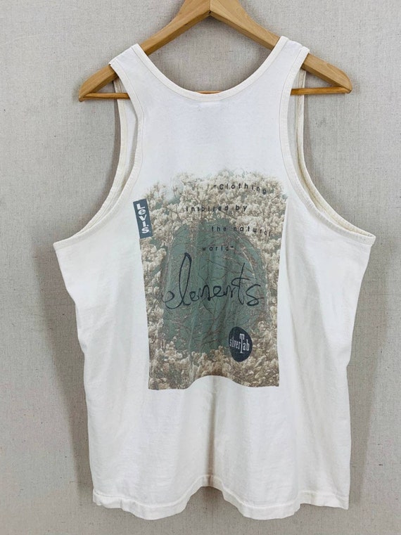 Vintage 90's Levi's Silver Tab Elements Tank Top S