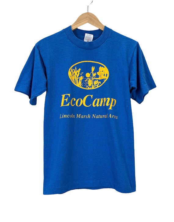 Vintage 90's Eco Camp Lincoln Marsh Summer Camp T… - image 1