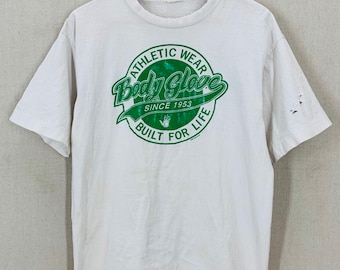 Vintage 90's Body Glove Surf patinaje super angustiado camiseta grande