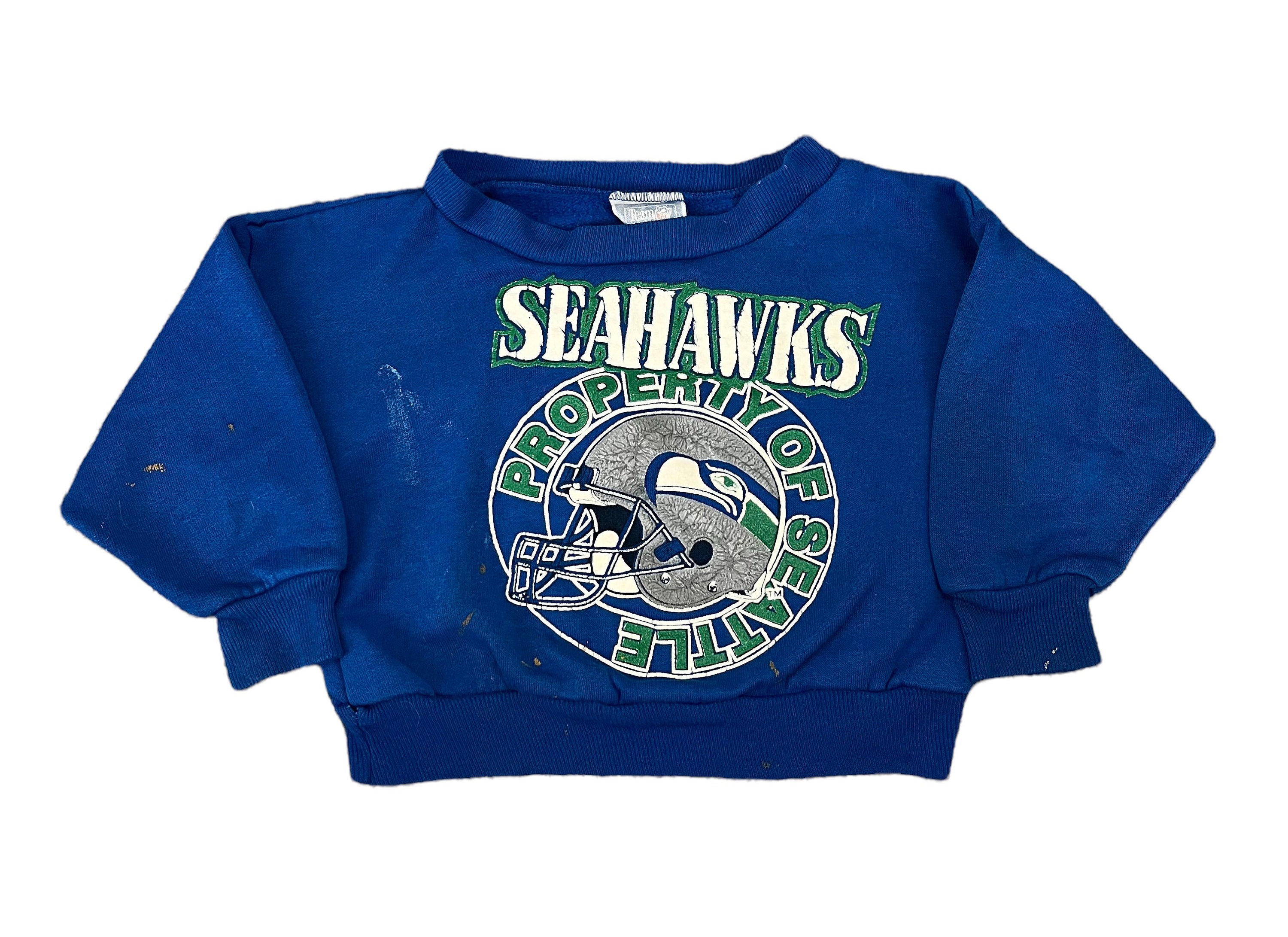 Vintage 80's Seattle Seahawks Toddler Sweatshirt 