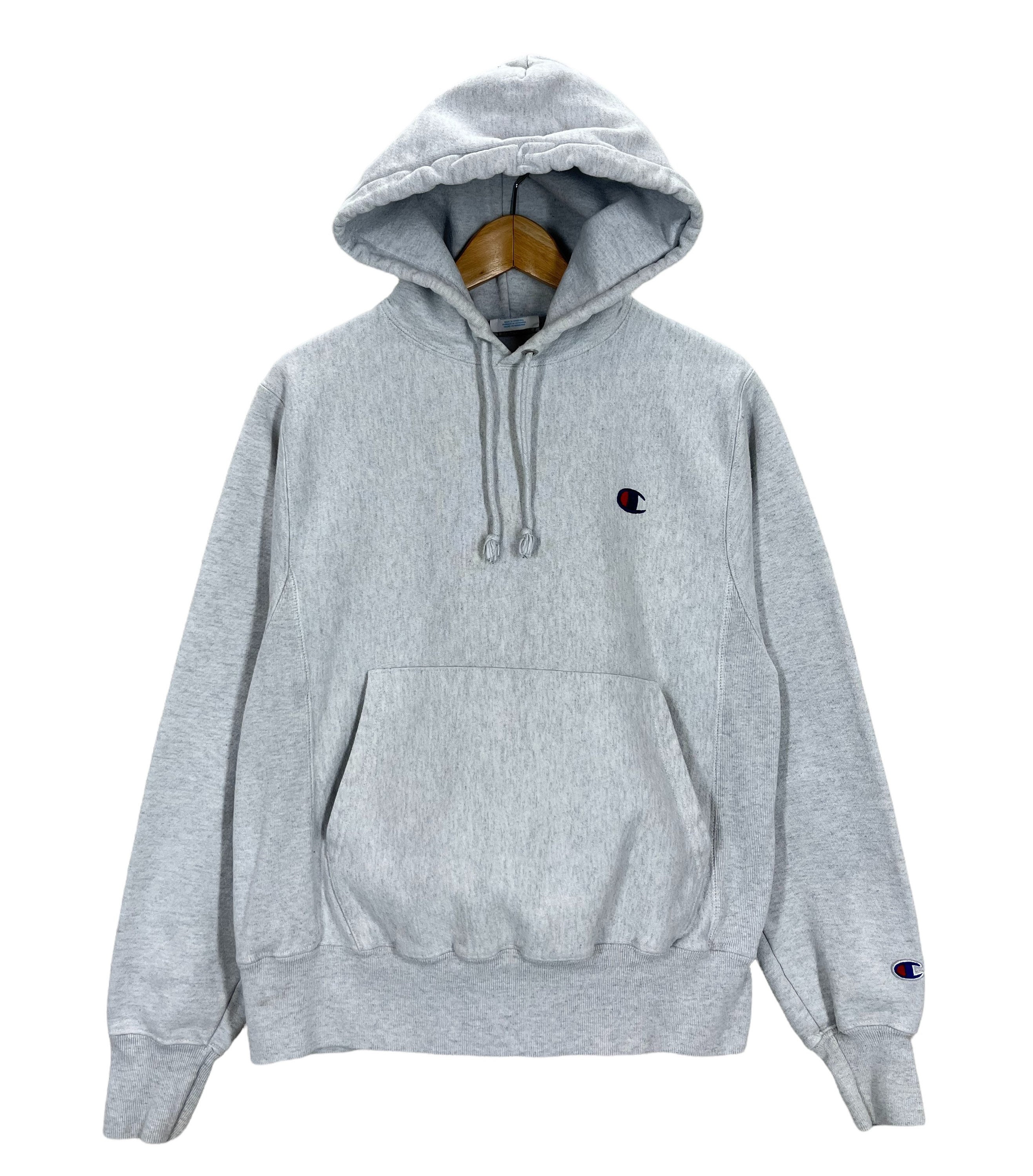 Champion Reverse Weave Gray Hoodie Sweatshirt Small - Etsy