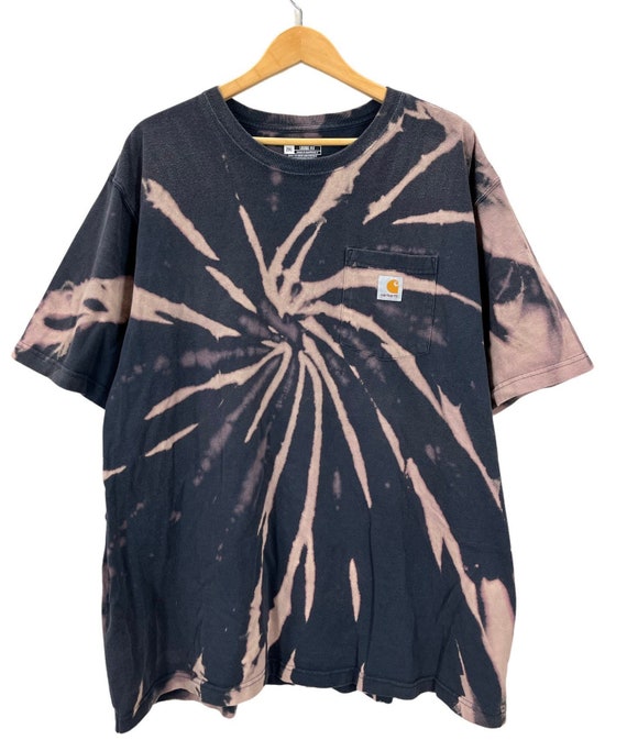 tie dye carhartt moletom com capuz