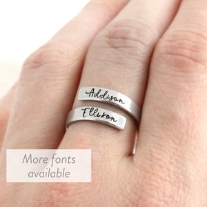 Personalized Name Ring for Mom, Mother's Ring, Mother's Day Gift for Mom, Ring with Names