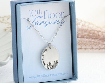 Walk By Faith Forest Necklace