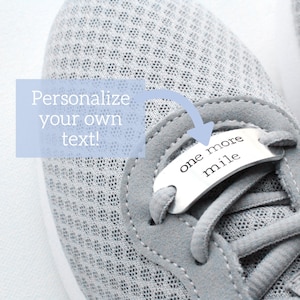 Personalized Shoe Tags, Gift for Runners, Gift for Dad image 1