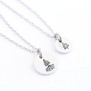 Tree Necklace, Nature Jewelry, Tree Necklaces for Women, Evergreen Tree, Gifts Under 20