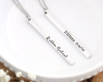 First Time Mom Gift, Gift for New Mom, Baby Name Necklace