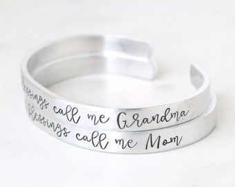 My Greatest Blessings Call Me Mom, Mothers Bracelet, Mother's Day Gift, Gift for Grandma