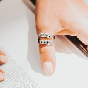 Let Him Lead, Faith Wrap Ring, Christian Gift, Adjustable Nickel-Free Jewelry image 15