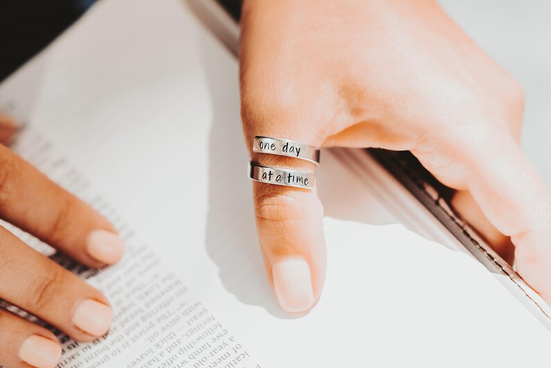 Let Him Lead, Faith Wrap Ring, Christian Gift, Adjustable Nickel-Free Jewelry image 15