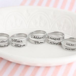 Personalized Name Ring for Mom, Wrap Ring with Names, Gift from Husband, Mother's Day Gift for Mom image 7