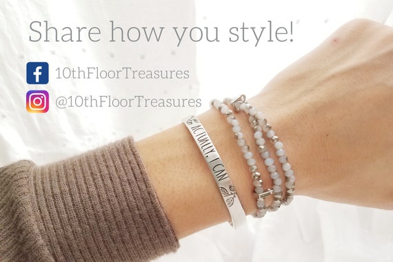 Teach Love Inspire Cuff Bracelet – 10th Floor Treasures