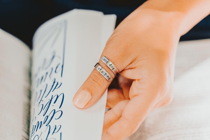 Let Him Lead, Faith Wrap Ring, Christian Gift, Adjustable Nickel-Free Jewelry image 18