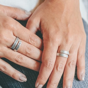 Personalized Name Ring for Mom, Wrap Ring with Names, Gift from Husband, Mother's Day Gift for Mom image 8