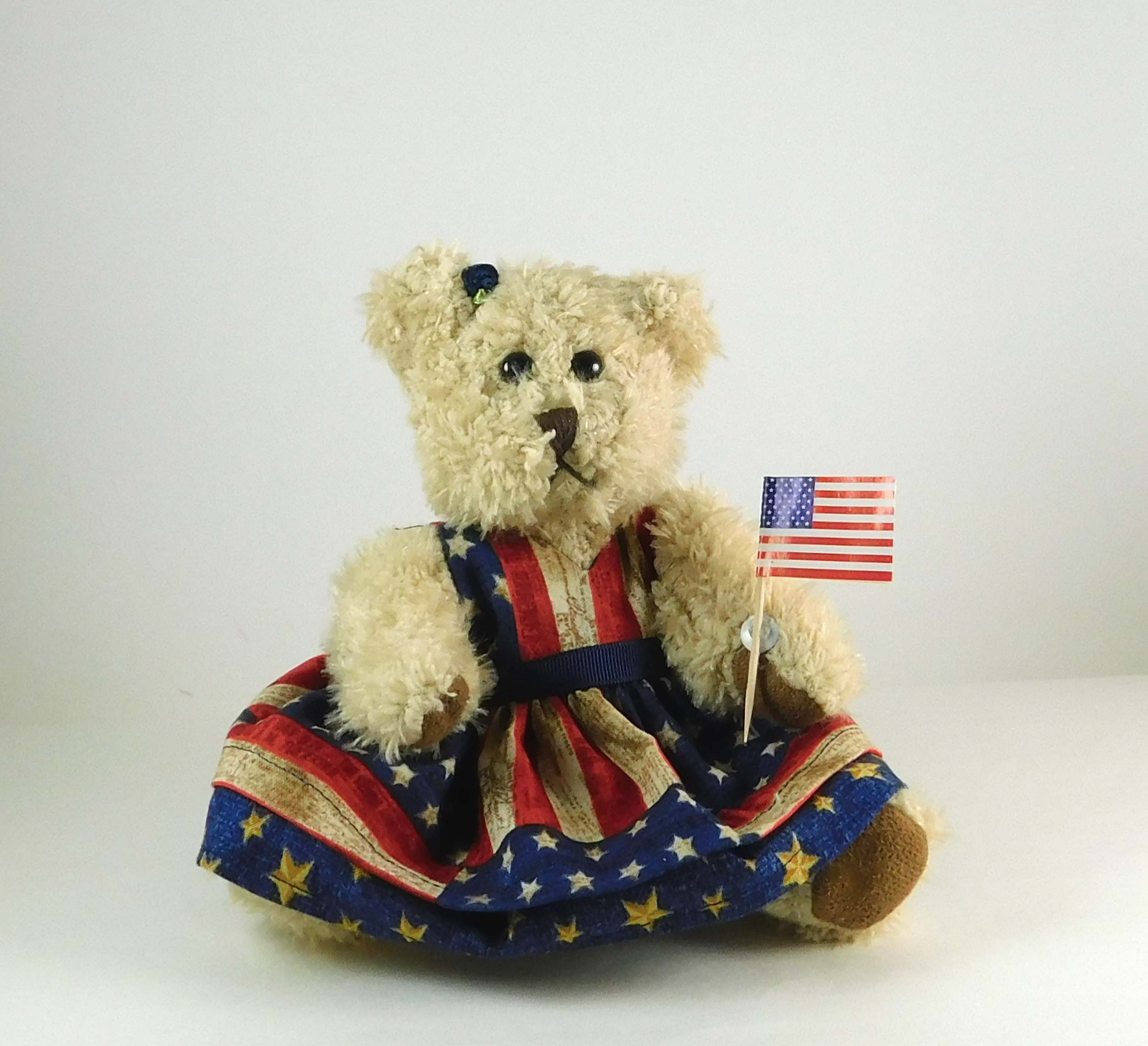 Teddy bear cheap with american flag