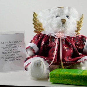 Menopause Angel Bear Gift: Humorous Keepsake for Women
