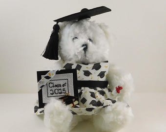 Graduation Teddy Bear Gift: Class of 2025 Keepsake with Diploma