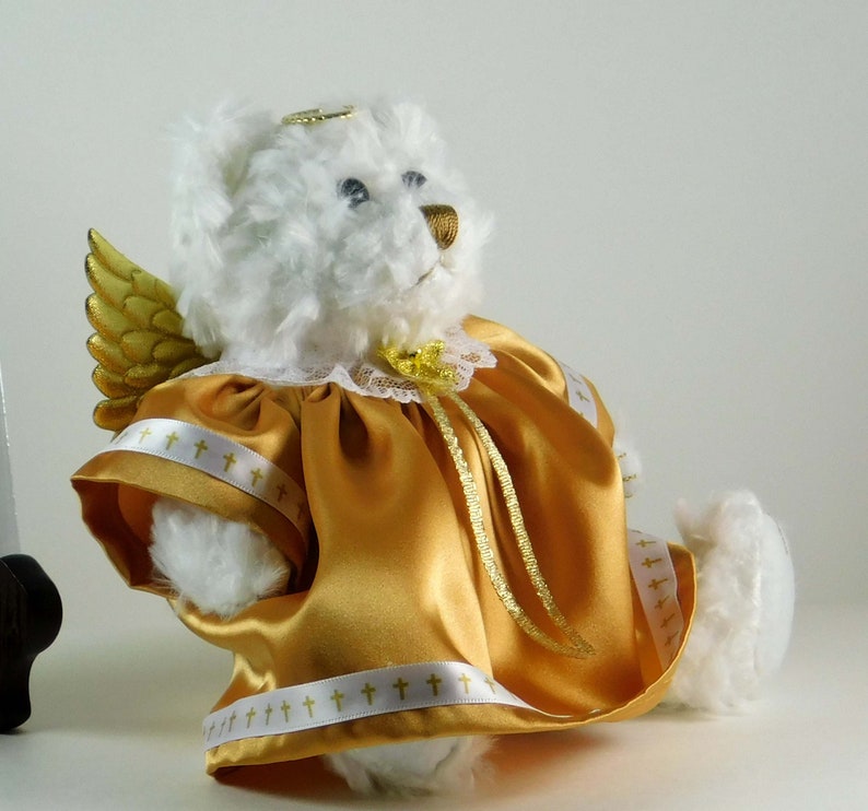 Spiritual and Inspirational Gift for Encouragement and Comfort, Angel Bear with Prayer Poem for Illness or Difficult Time image 4