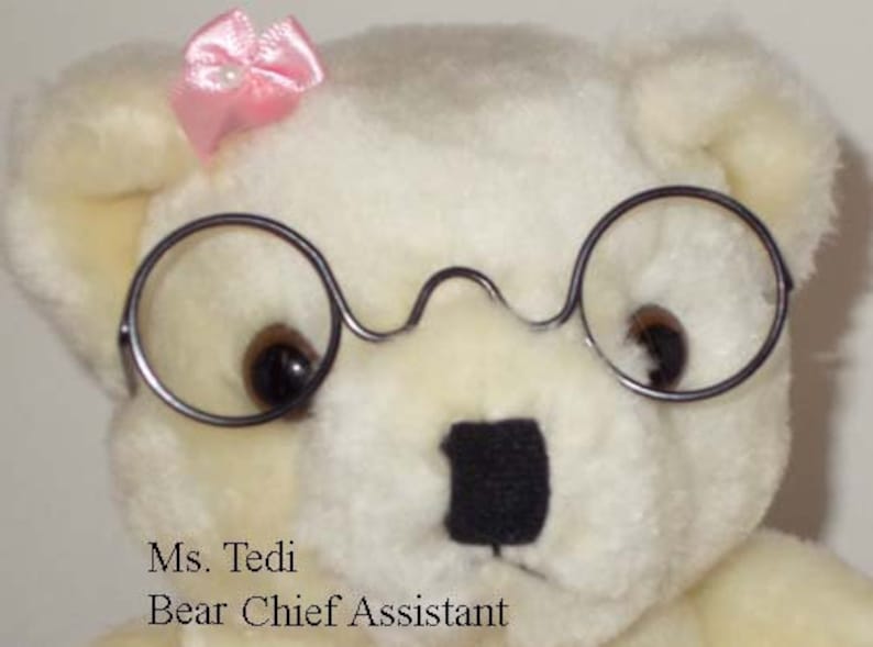 Plush White Teddy Bear Gift for Her, Valentines Day Gift Bear for