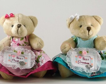 Best Aunt or Grandma Gift, Teddy Bear Gift for Best Sister Niece and Daughter, Christmas Gift Idea for Woman