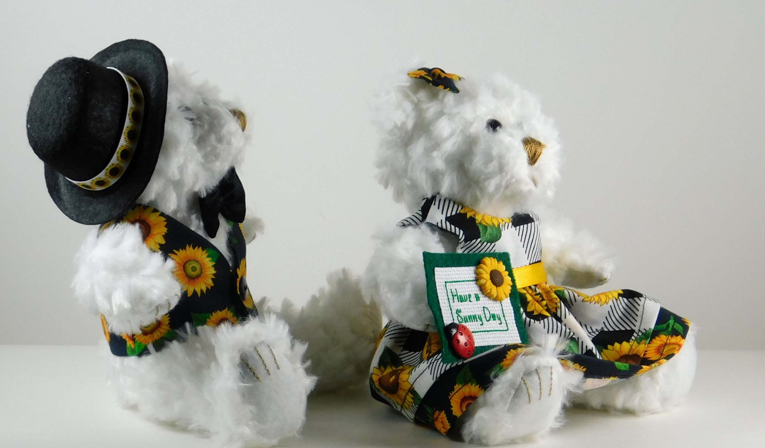 Decorative Sunflower Bears Mr and Mrs Gift for Mom on Etsy