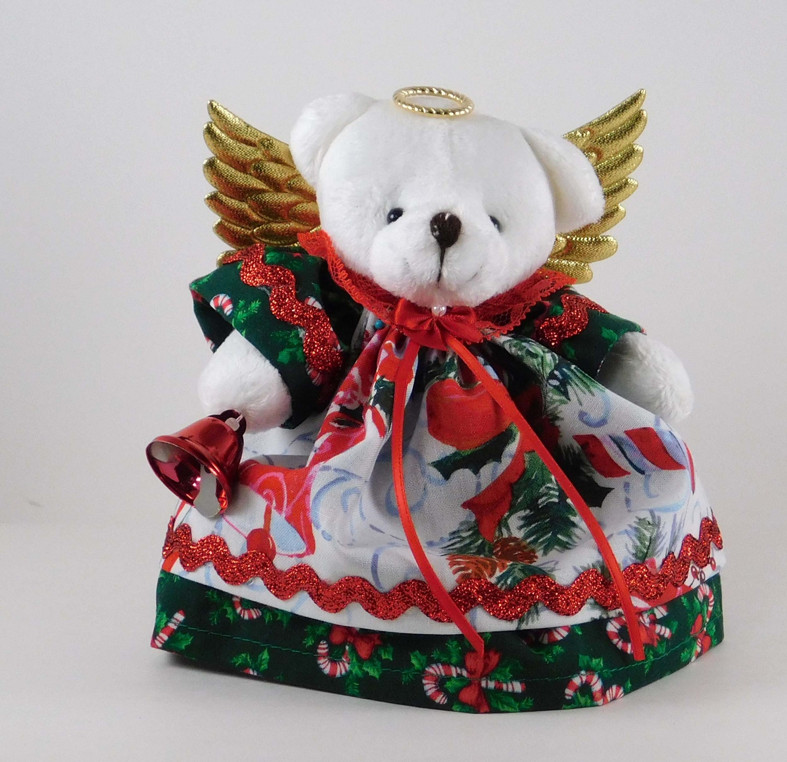 Christmas Teddy Bear Decorations Plush Bear Christmas Gift Etsy