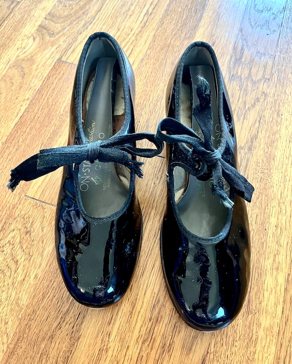 Vintage Girls Tap Shoes Gem