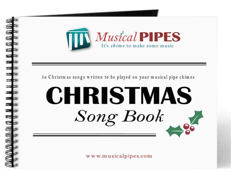 Pipe Chime Christmas Music Song Book Printed image 1