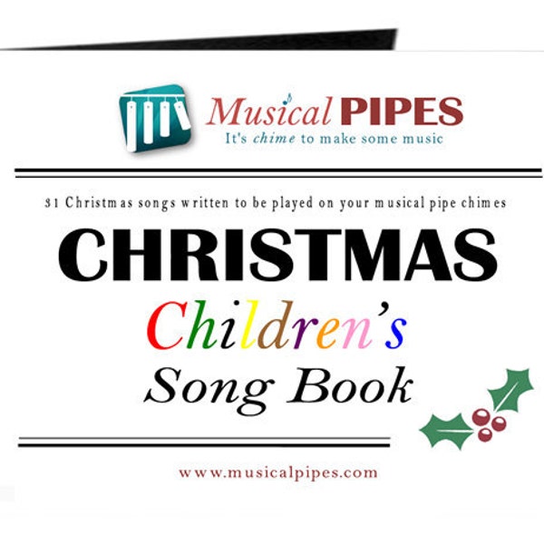 Pipe Chime Christmas Children's Music Song Book (PDF)