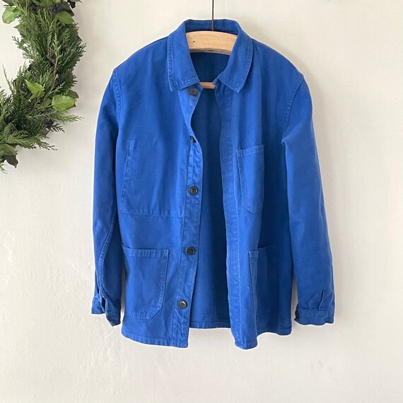 French Vintage 'Bleu de Travail' Workwear Jacket