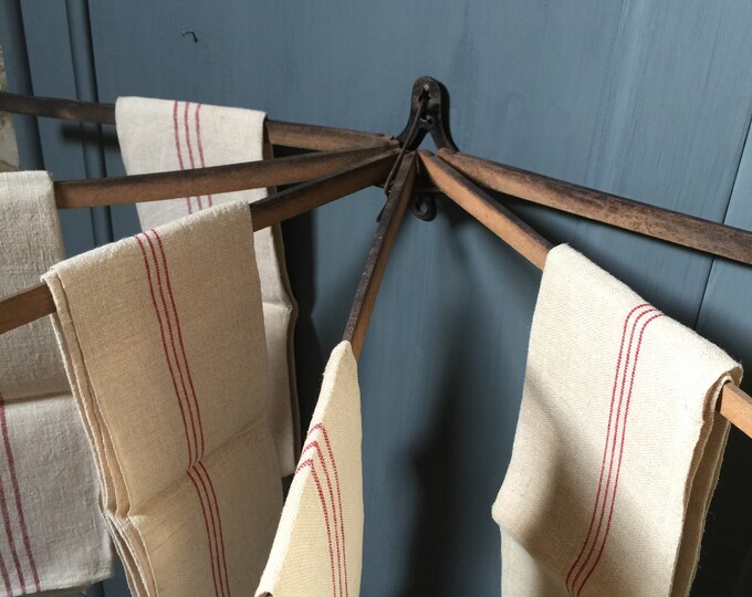 Rare French Vintage Clothes Rack Photograph Dryer Kitchen Etsy