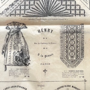 1886 French Antique Journal des Demoiselles supplement image 6