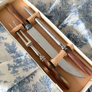 Boxed Vintage Carving Set