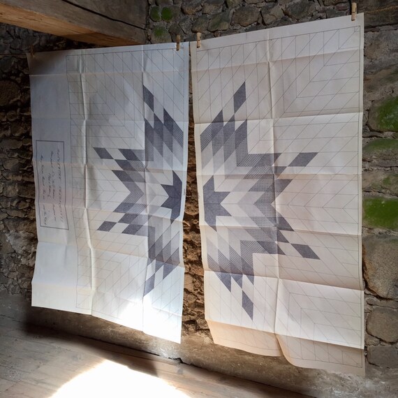 French Vintage Star Of Bethlehem Etoile De Bethléem Patchwork Kit