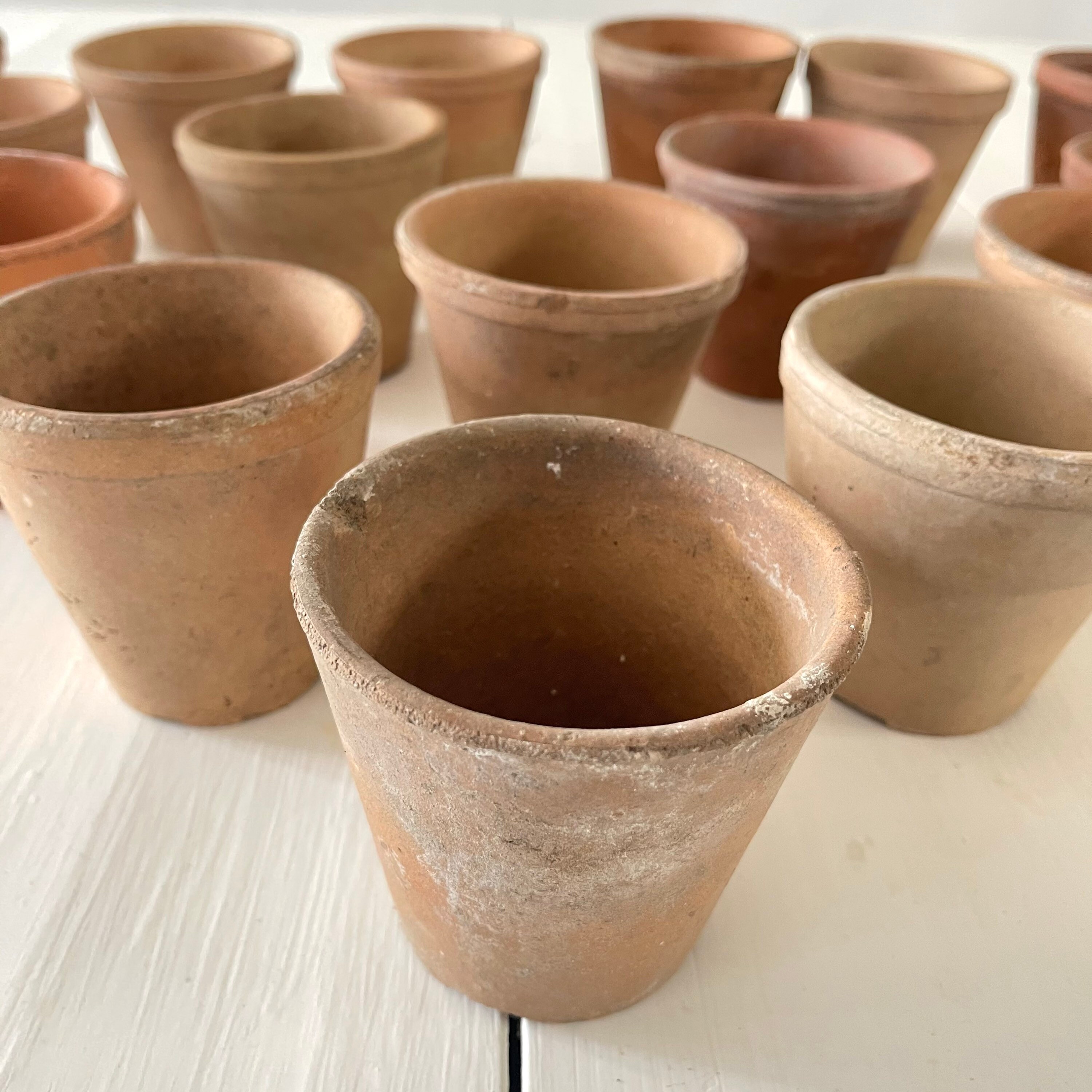 French Vintage Terracotta Plant Pots Etsy