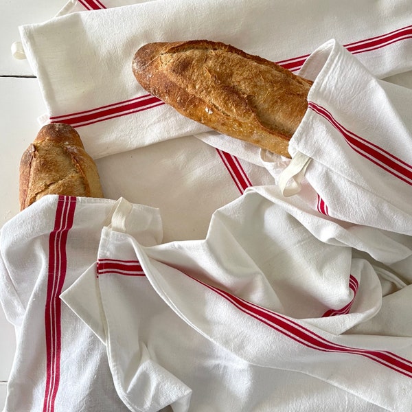 French Vintage Bread Bag, Baguette Bag, Sack