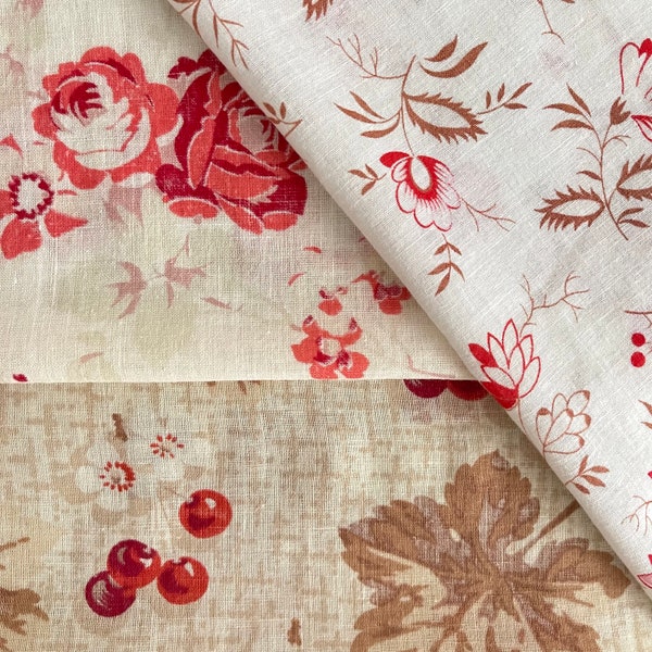 French Antique Floral Lawn