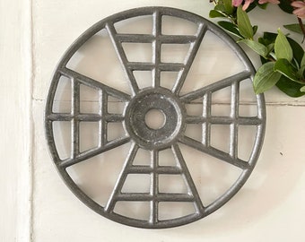 Trivet vintage francés, soporte para ollas