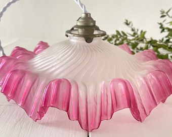 Pink Pendant Lamp - Etsy