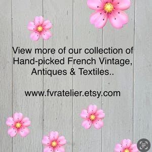 4 Meter Französisches Antikes Inlett / Toile à Matelas