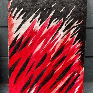 Black Rain - 2011 - Oil on Wood - Original Artwork