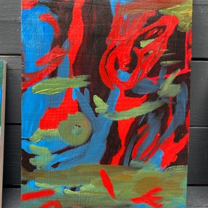 Anti-Camo - 2011 - Oil on Wood - Original Artwork