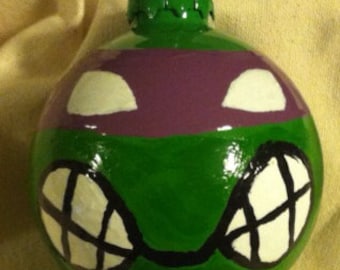 Teenage Mutant Ninja Turtles Donatello 3" Glass Ball Ornament